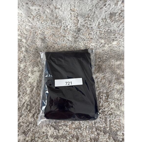 Sunny Leigh Womens Size 6 Cropped Wide Leg Sequin Pants Black Zip Stretch Casual - Picture 12 of 12